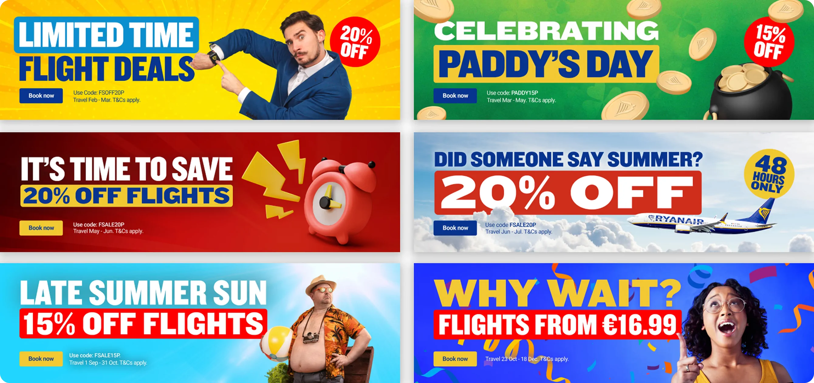 Ryanair Campaigns and promos 1